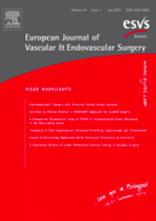 European Journal of Vascular Endovascular Surgery